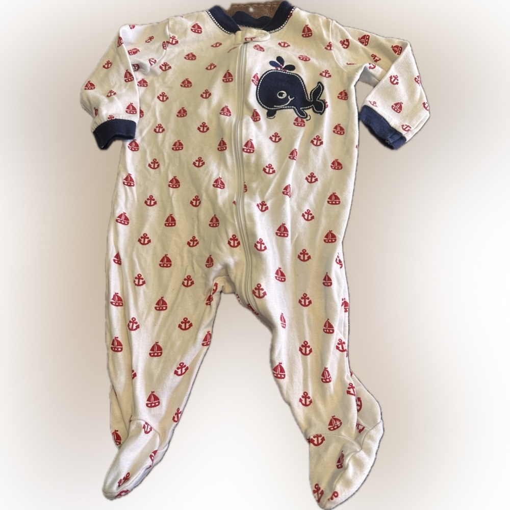 Carter’s 3-6 month whale pajamas